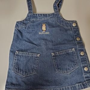 Ralph Lauren Denim Dress Logo 6 to 12 months